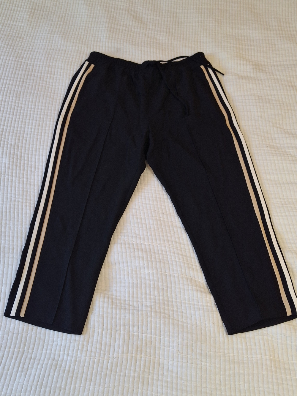 NWT Reiss Odell Taper Pull On black pants 8P (petite)